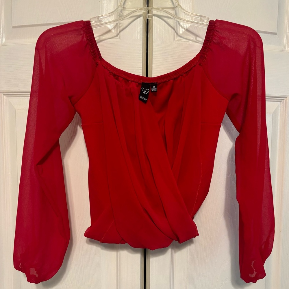 Windsor off the shoulder crop top